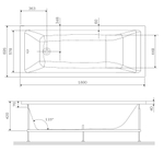 Каркас для ванны 180х70 см AM.PM Gem W93A-180-070W-R Серый