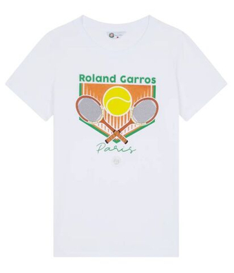 Женская теннисная футболка Roland Garros Sylvie T-Shirt - белый