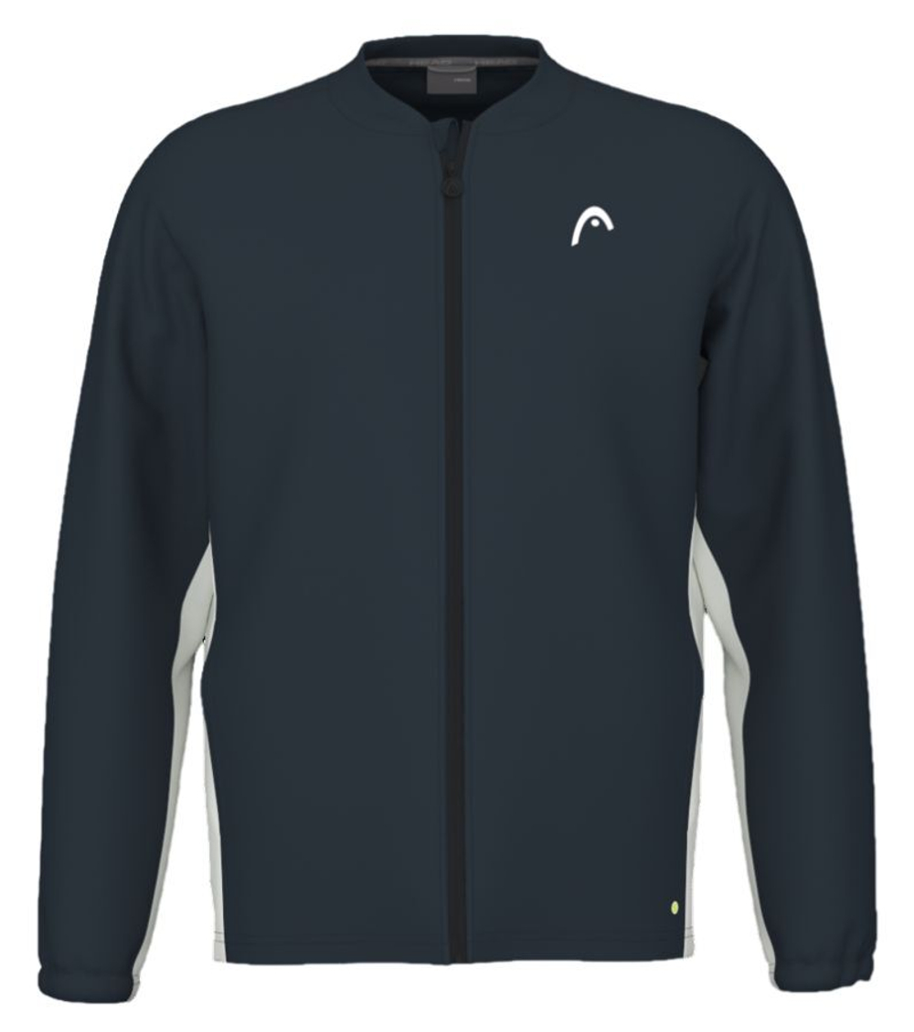Мужская теннисная кофта Head Breaker Jacket - темно-синий/белый