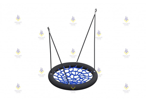 Подвес «Гнездо» чёрно-синее