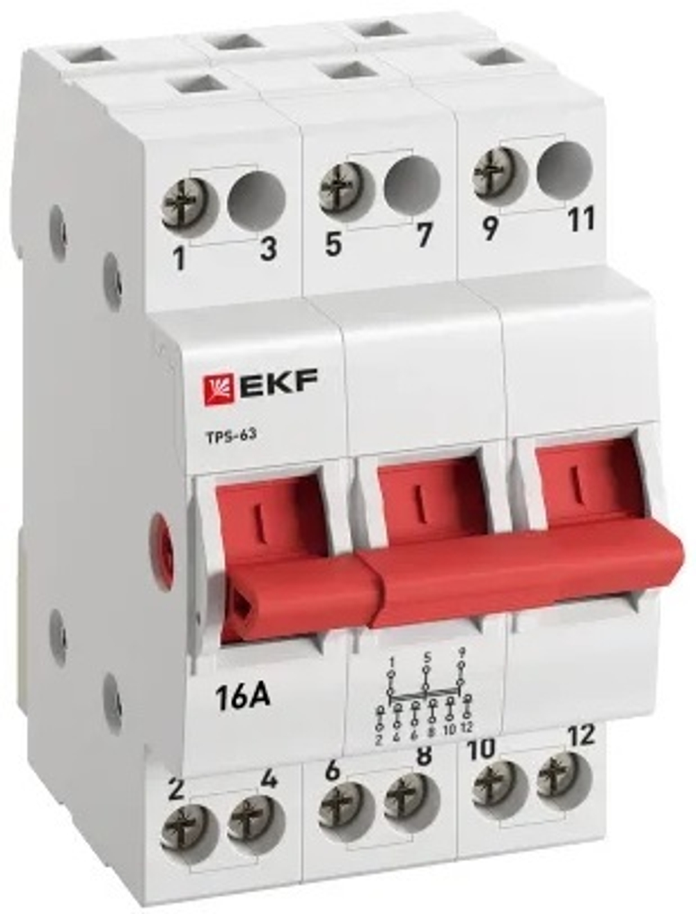 Переключатель трехпозиционный EKF TPS316