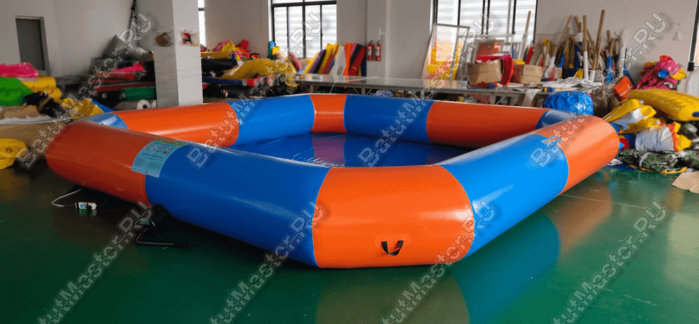 Бизнес-набор: Бассейн 5*5 м (1 шт), Водный шар ПВХ (2 шт), насос (1 шт)