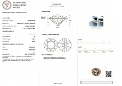 Лабораторно-выращенный бриллиант Кр-57 6.55-6.60 мм D/VVS1 1.06 ct