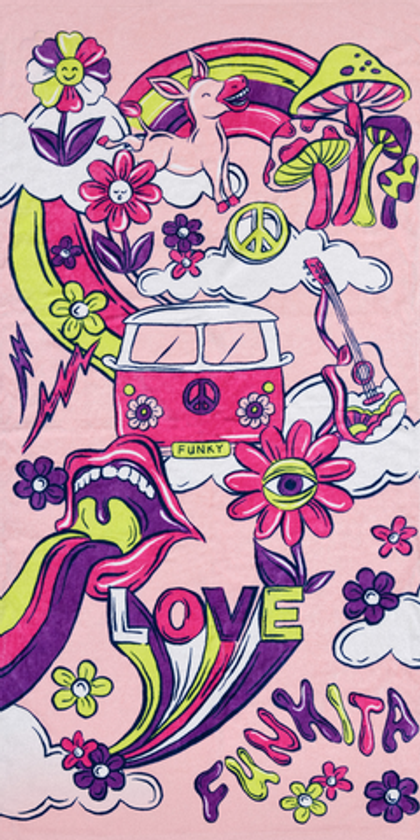 Хлопковое полотенце FUNKITA Donkey Doll