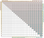 Модульный подрамник, планка боковая 95 см. 2 шт. (55х20мм.)