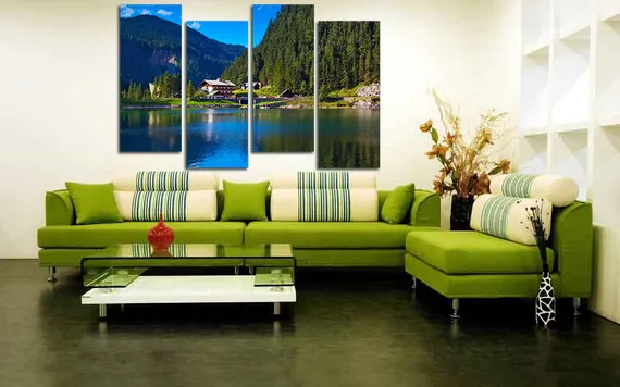 Модульная картина "Нерукотворная красота"