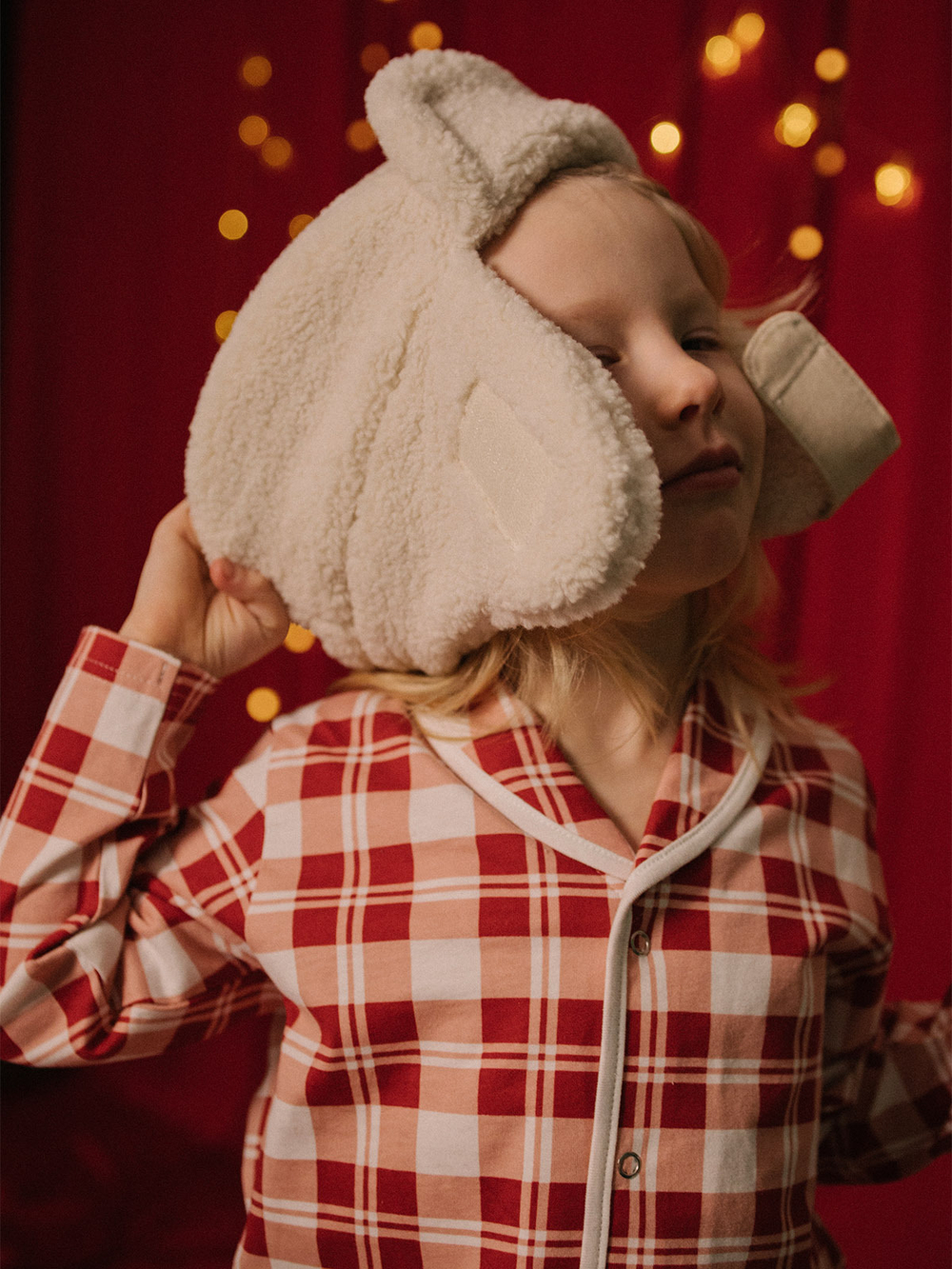 Пижама с воротником Mjölk Christmas Check, уценка