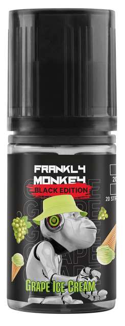 Frankly Monkey Black Edition Salt 30 мл - Grape Ice Cream (20 мг)