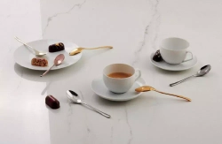 Sambonet - Набор из 6 ложек для эспрессо Taste PVD Black / артикул   52553B37  / GTIN 8014808170843