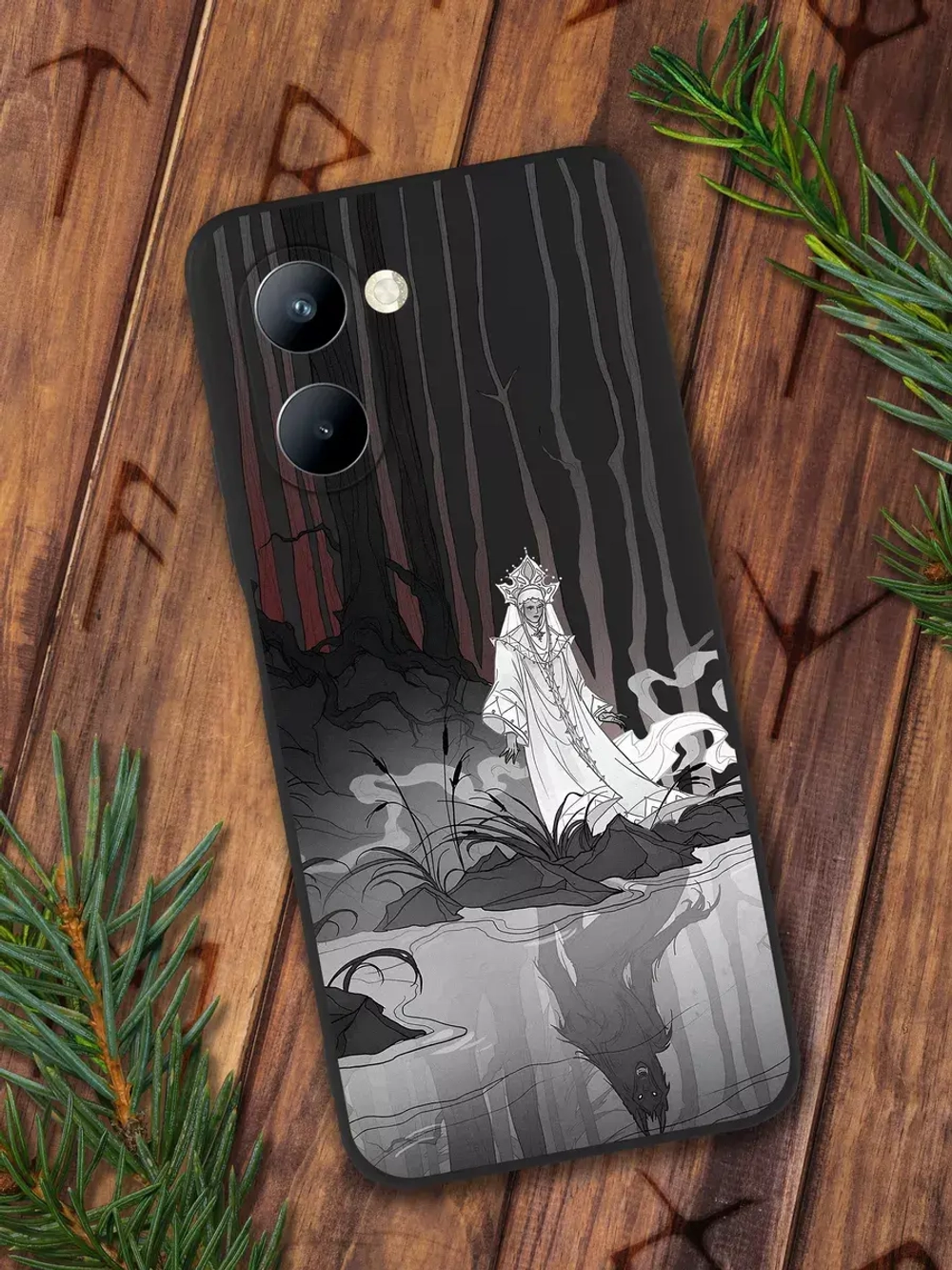 Чехол на Realme С33 с принтом