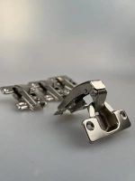 Brante Комплект 4 петли д. 35мм 180 гр с монтажной планкой под шуруп, 4 шт./комп.