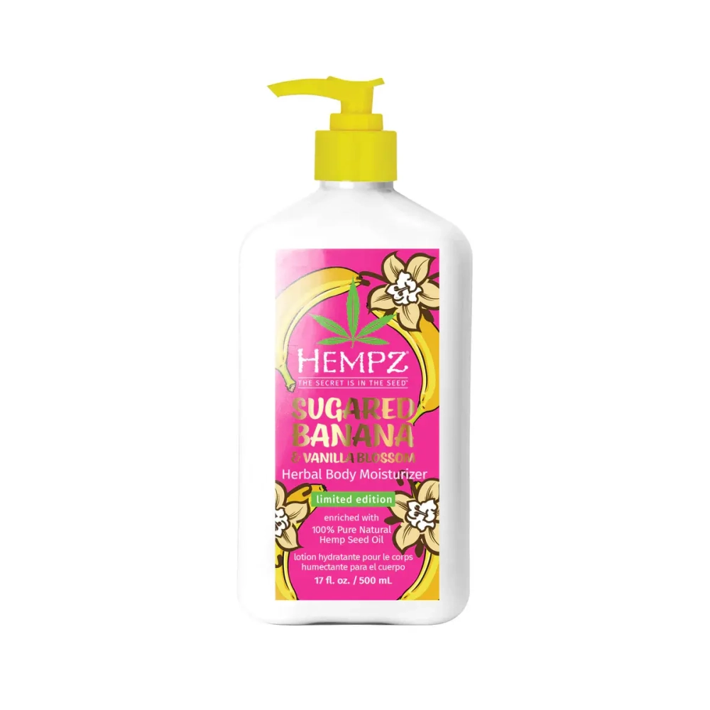 Молочко для тела HEMPZ Sugared Banana&Vanolla Blossom Herbal Body Moisturizer 500 мл