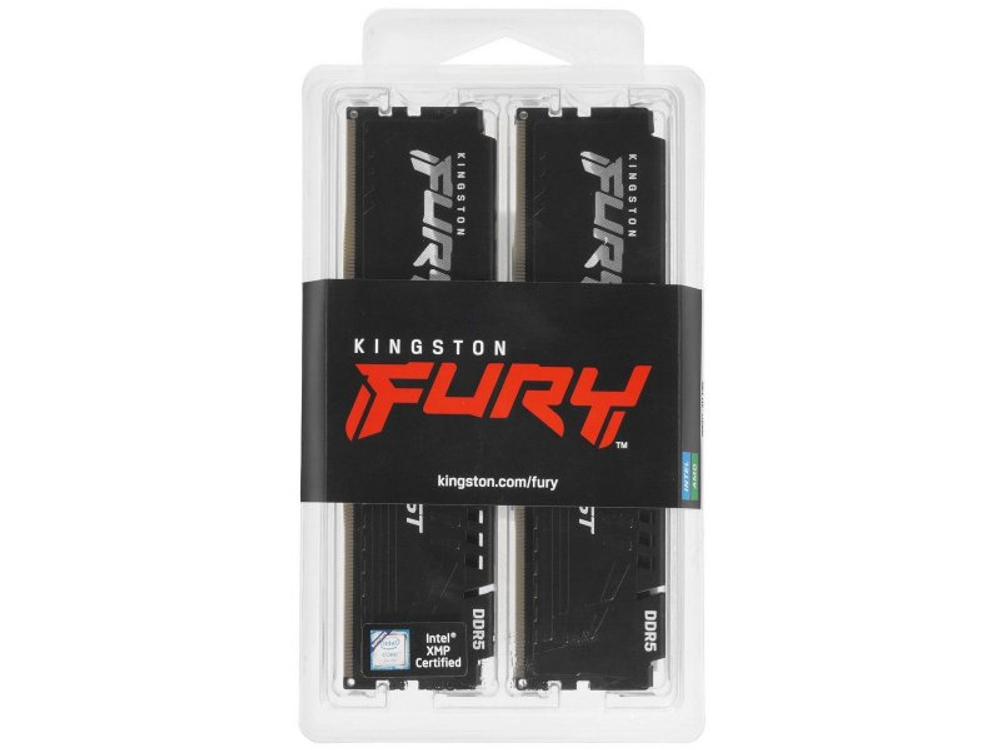 Оперативная память Kingston KF560C40BBK4-64, DDR5 4х 64ГБ 6000 МГц, DIMM, RTL