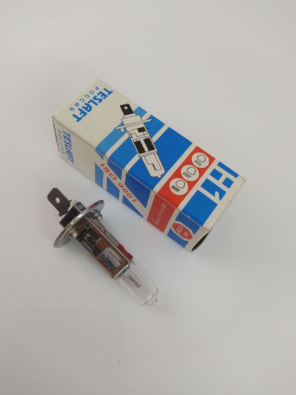 Лампа галогенна H1(100W 12V) увелич. мощ. 142684 TESLAFT (1шт)