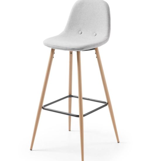 Полубарный стул Nilson светло-серый