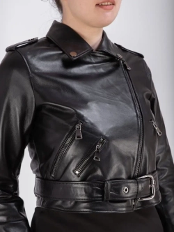 Косуха женская натуральная куртка кожаная Турция