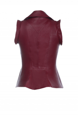 Жилет бордовый 29-17SS