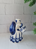 Лисичка фигурка гжель