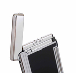 Зажигалка Caseti, кремниевая, супертонкая, черная CA326-1