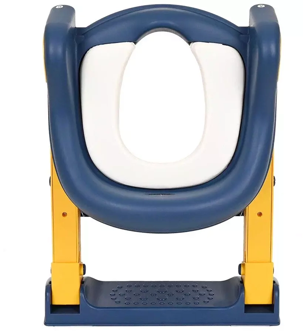 PITUSO Сиденье для унитаза с лесенкой и ручками (2 ступени) Blue/Голубой,41,5*45*54 см