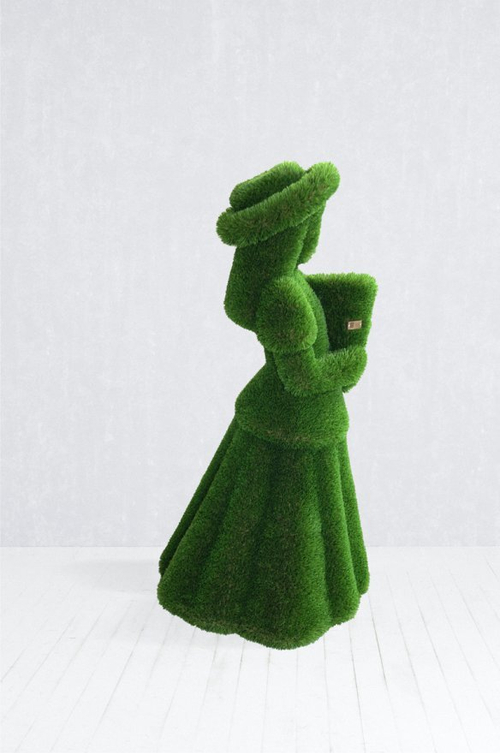 Топиари Девочка с букетом