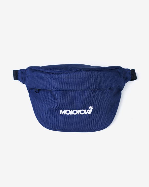 Сумка поясная Molotov Bag Logo Синяя - фото 1