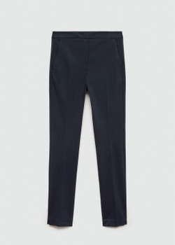 Хлопковая футболка с круглым вырезом горловины