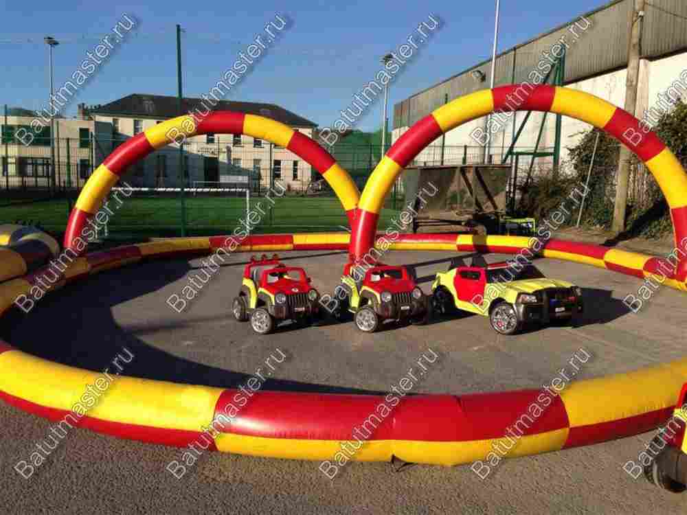 Надувная трасса "Овальная", 6*6*2 м