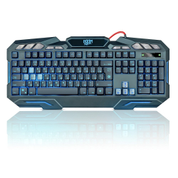 Клавиатура Defender Клавиатура Doom Keeper GK-100DL RU [45100] (Игровая клавиатура, 3-х цветная,19 Anti-Ghost)
