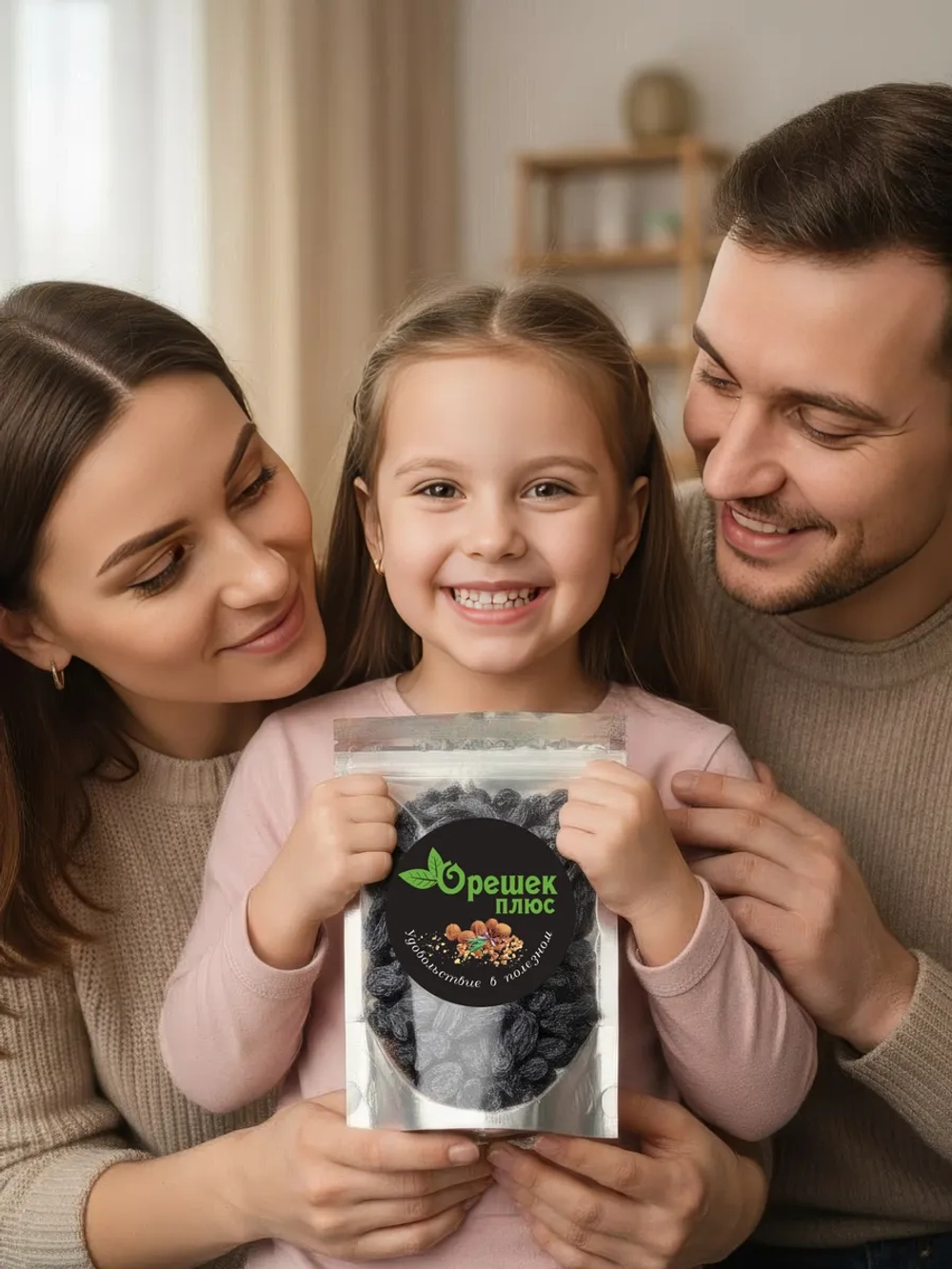Изюм чёрный крупный 120гр