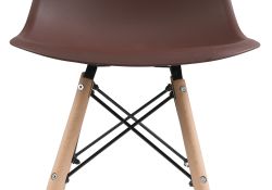 Пластиковый стул Eames PC-015 brown