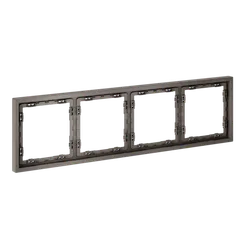Рамка пластиковая VOLTUM S70 на 4 пост, (капучино) vls100414