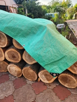 Тент укрывной усиленный 4х6м., 120г/м2 с люверсами, полог универсальный (туристический, строительный, садовый) Миротент, Россия