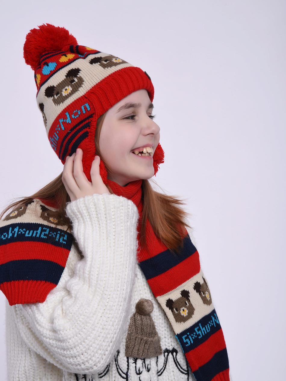 Комплект детский (Шапка+Шарф)
