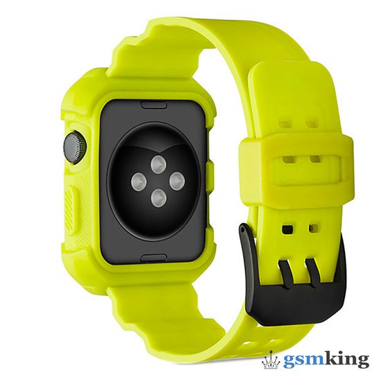 Protective Silicone Case Yellow (Жёлтый) for Apple Watch