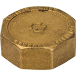 Заглушка с внутренней резьбой STOUT SFT 0026 - 1"1/2 (для стальных труб, латунь без покрытия)