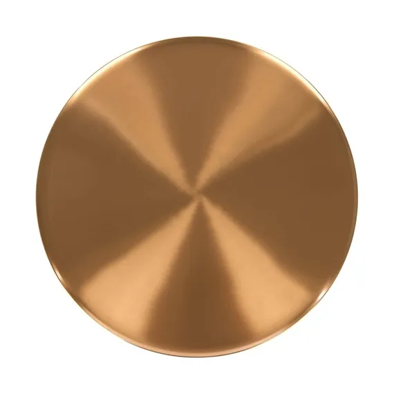 Кофейный столик Brasil 4, Ø45х61 см, коричневый мрамор, золотистая сталь