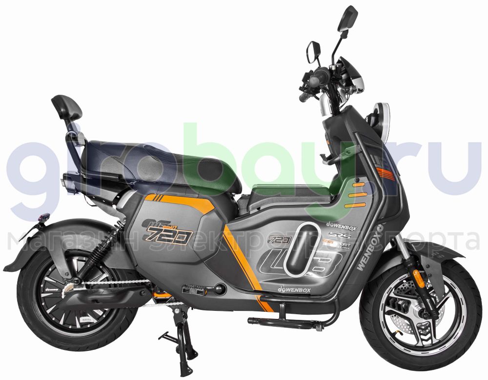 Электроскутер WENBOX U7 1500W (60V/30Ah) - Серый фото №8