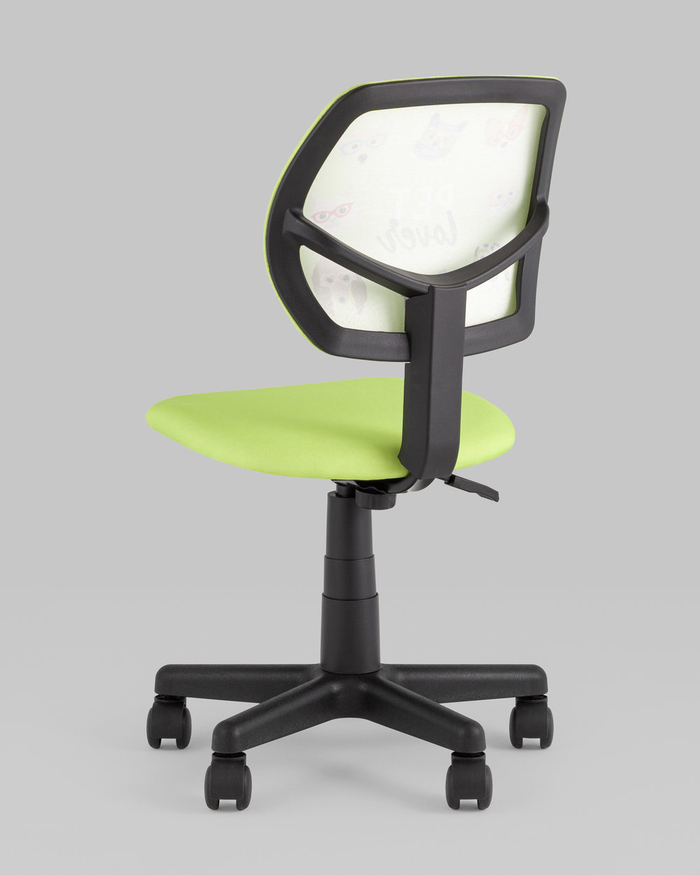 Кресло компьютерное детское ЛОЛО Pet Lover зеленый