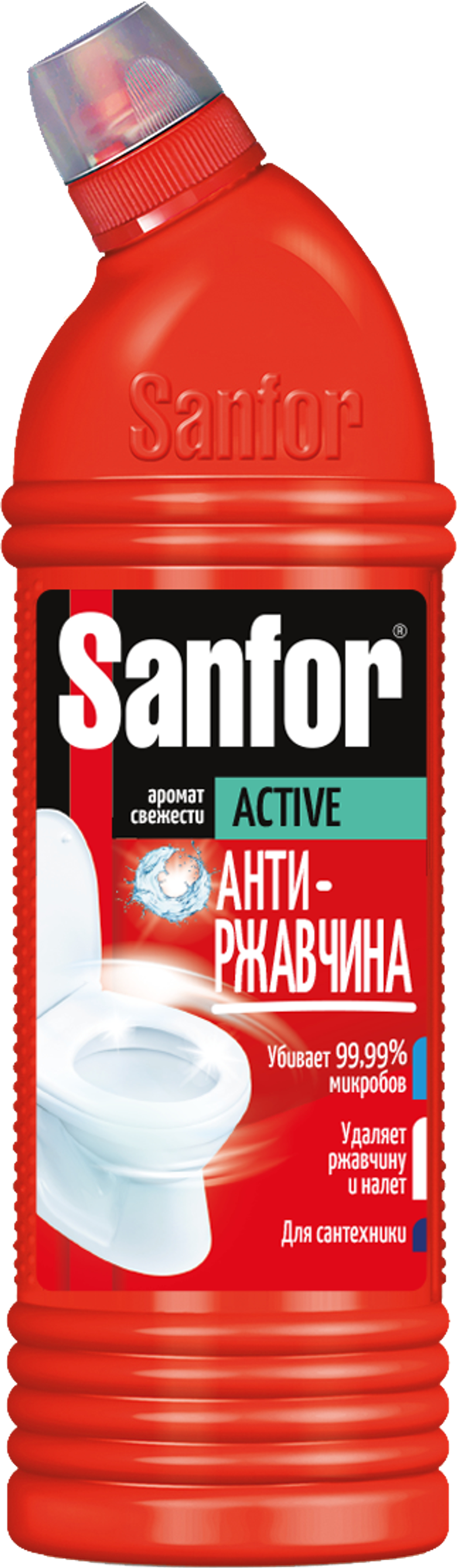 Sanfor Active Средство для чистки и дезинфекции антиржавчина 750 мл 5*15