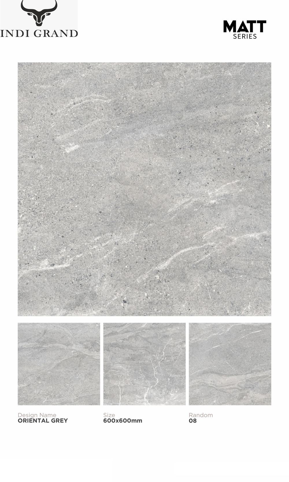 Керамогранит matt 60х60 oriental grey
