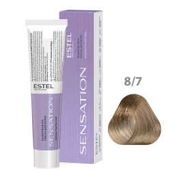 ESTEL Безаммиачная краска для волос SENSATION DE LUXE, 8/7 светло-русый коричневый, 60 мл