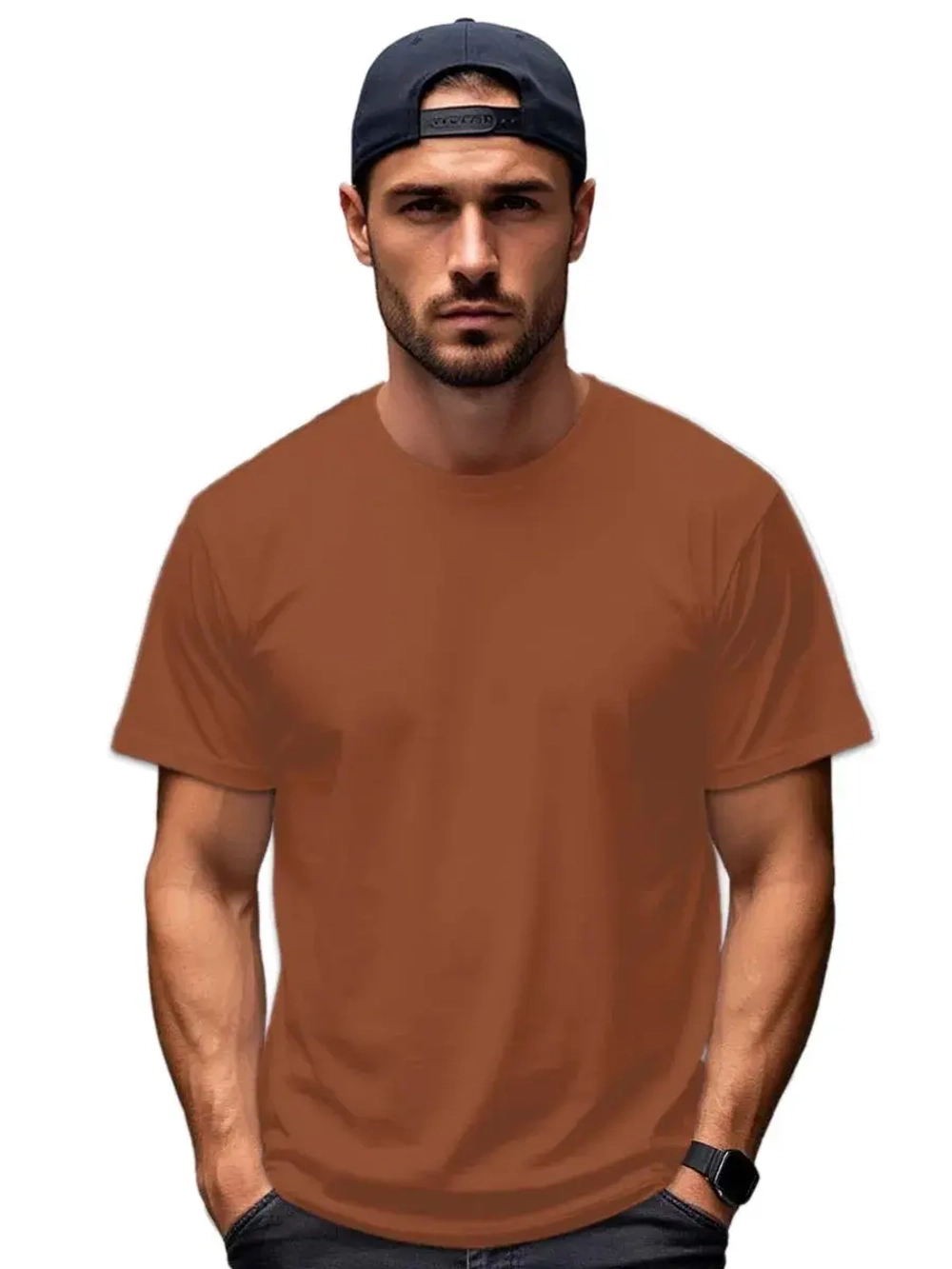 Футболка Взрослая.Премиум однотонная.1 шт