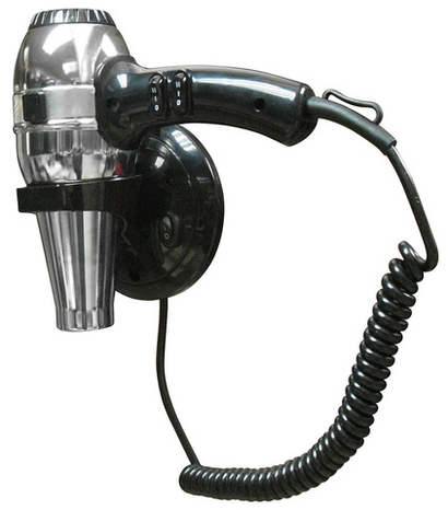 Фен настенный 1800 W нерж. сталь HOTEL LINE 02057.B глянцевый