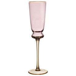 НАБОР БОКАЛОВ ДЛЯ ШАМПАНСКОГО "TWIST & SHINE" PINK, 2 ШТ/210 МЛ