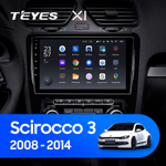 Teyes X1 9"для Volkswagen Scirocco Mk3 2008-2014