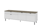 SIMPLE, Тумба RTV 2D2S. Цвет БЕЛЫЙ / МОНТЕ / ДЖЕЛАТО