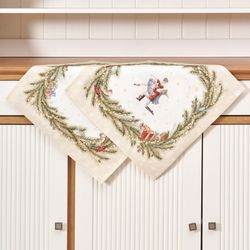 НАБОР САЛФЕТОК ИЗ 2-Х ШТ "ЩЕЛКУНЧИК",40Х40СМ ,100% ХЛОПОК