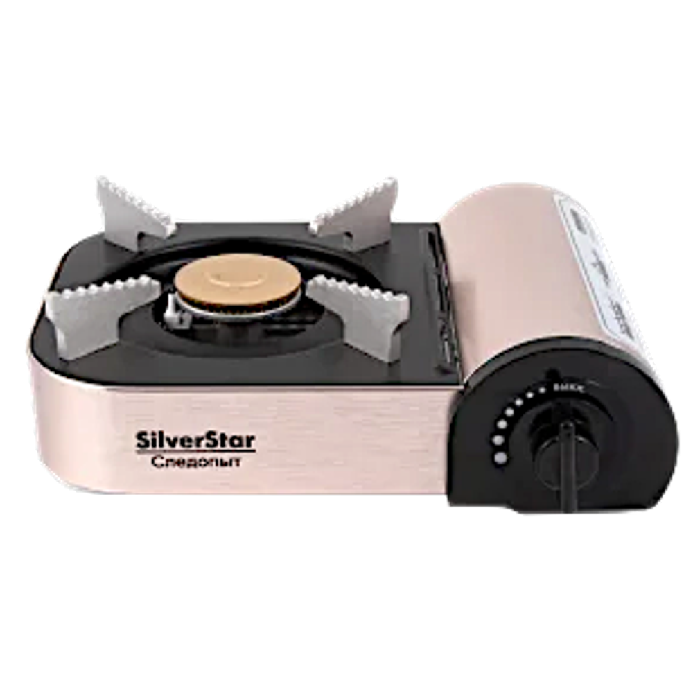 Газ. плита Следопыт PF-GST-N17 Silver Star 1.80кВт 133г/ч 1.04кг в кейсе ( Helios HS-JYP-G200 )