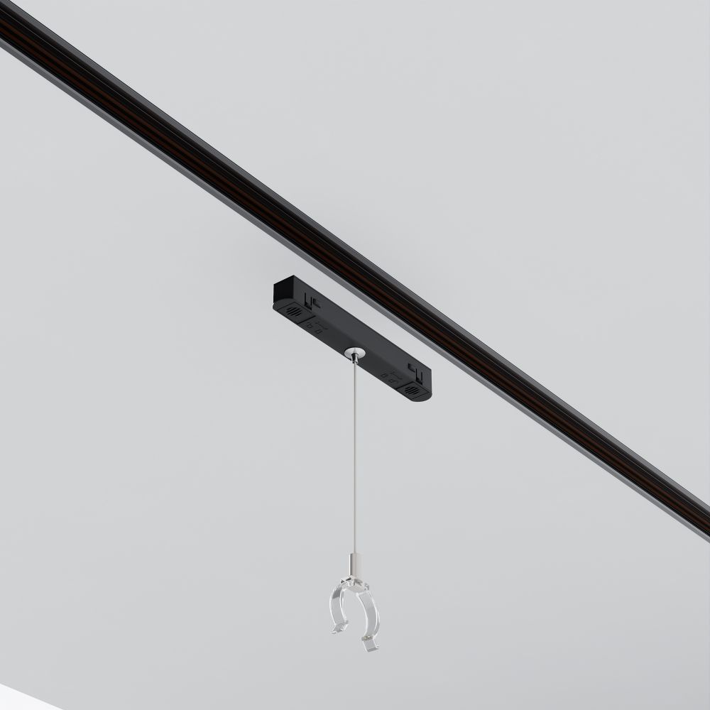 Коннектор с тросовым подвесом Tau в шинопровод Maytoni   TRA101SWT-2B